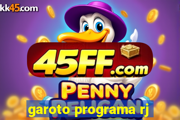garoto programa rj